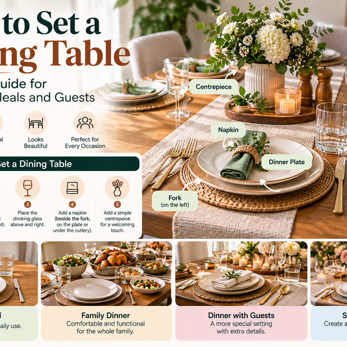 How to Set a Dining Table: A Simple Guide for Everyday Meals and Guests