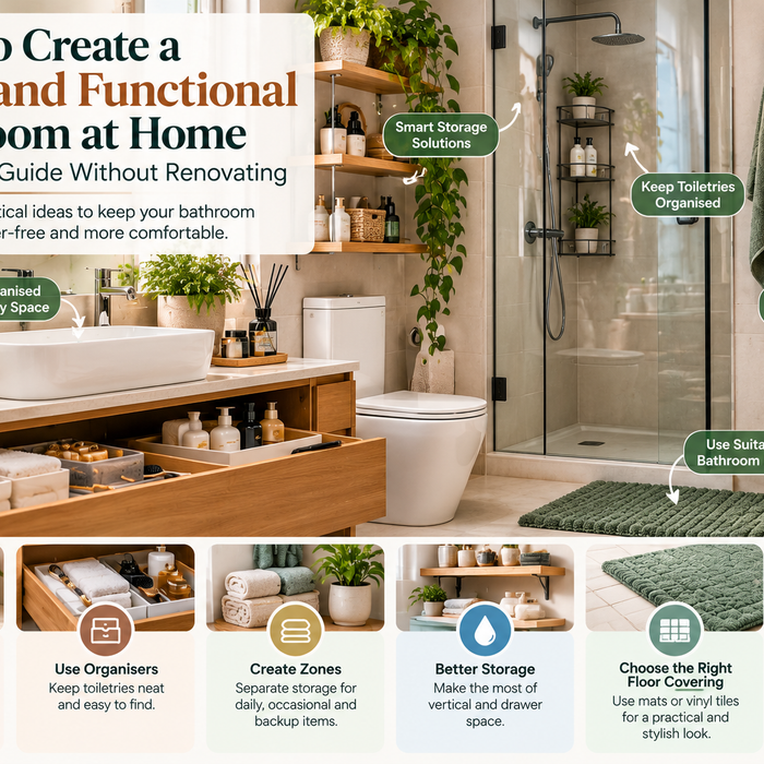How to Create a Calm and Functional Bathroom: Practical Ideas Without Renovating