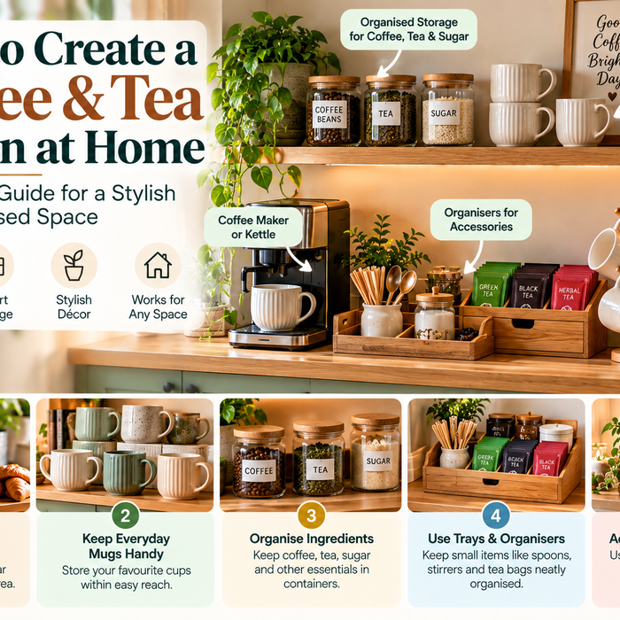 How to Create a Coffee and Tea Station at Home: A Practical Guide