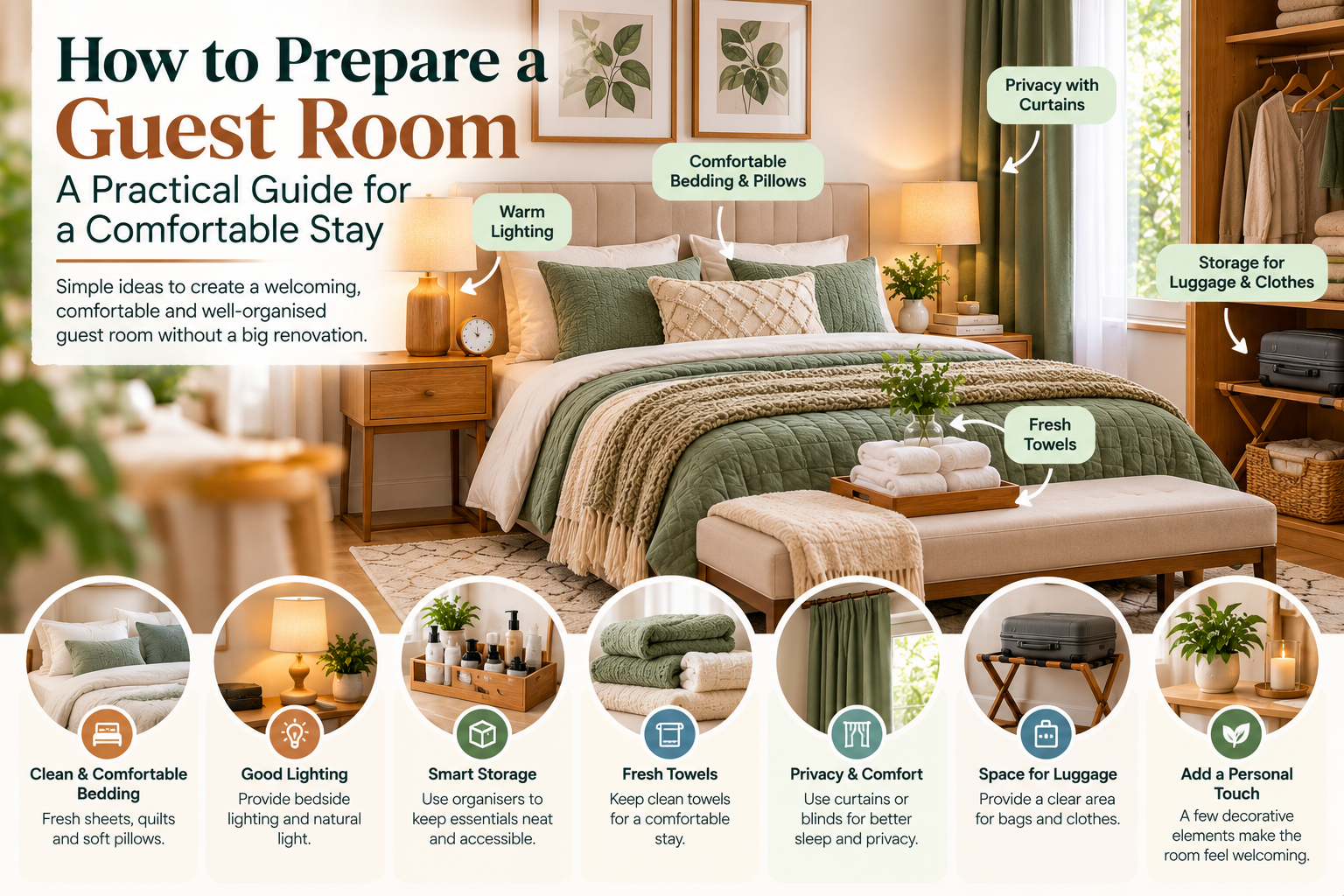 How to Prepare a Guest Room: A Practical Guide for a Comfortable Stay