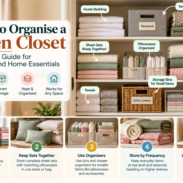 How to Organise a Linen Closet: A Practical Guide for Bedding and Home Essentials