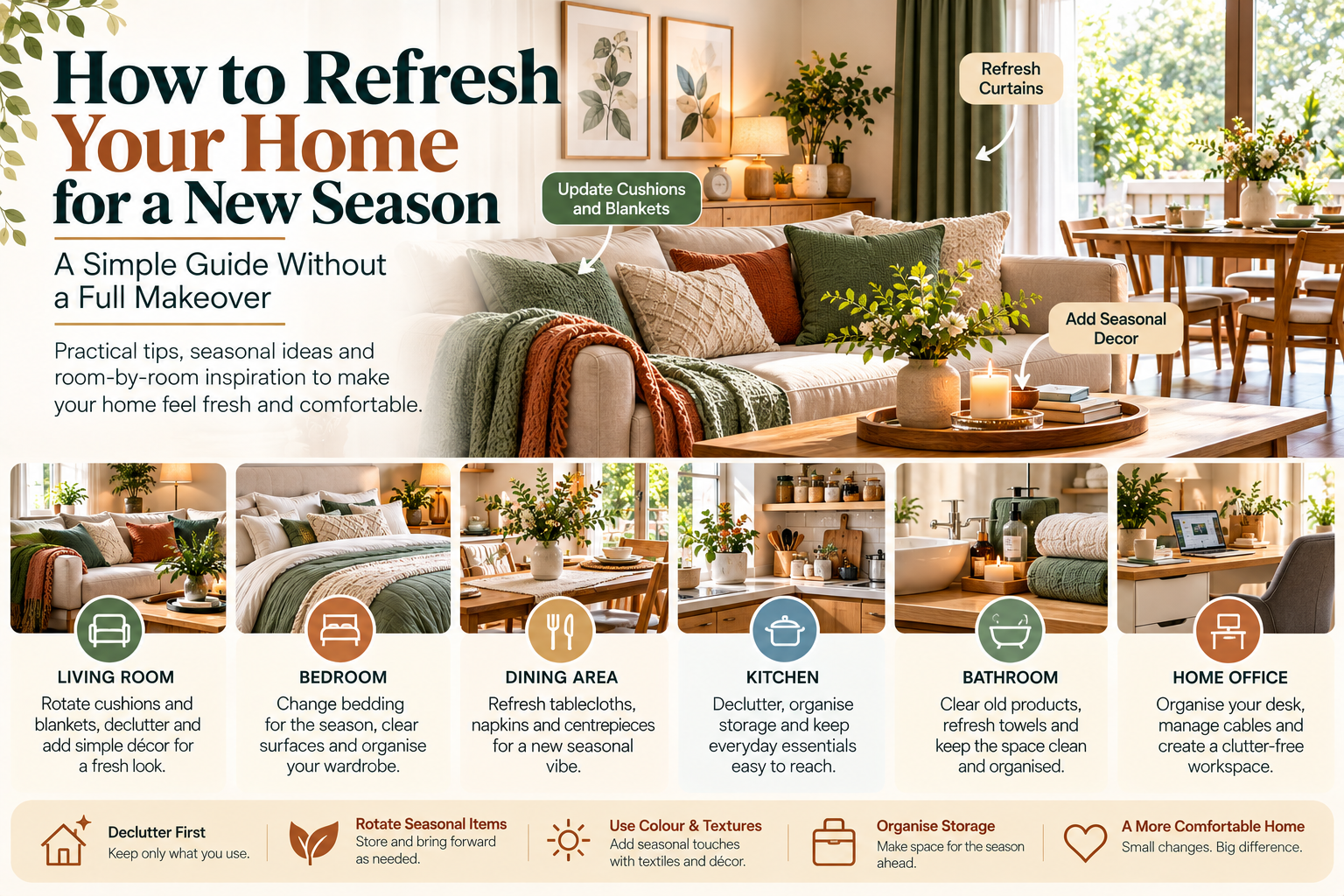 How to Refresh Your Home for a New Season Without a Full Makeover