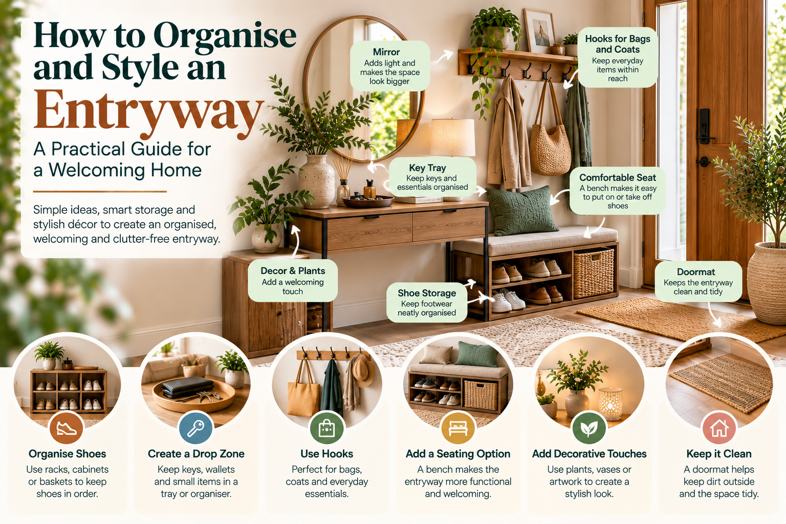 How to Organise and Style an Entryway: A Practical Guide for a Welcoming Home