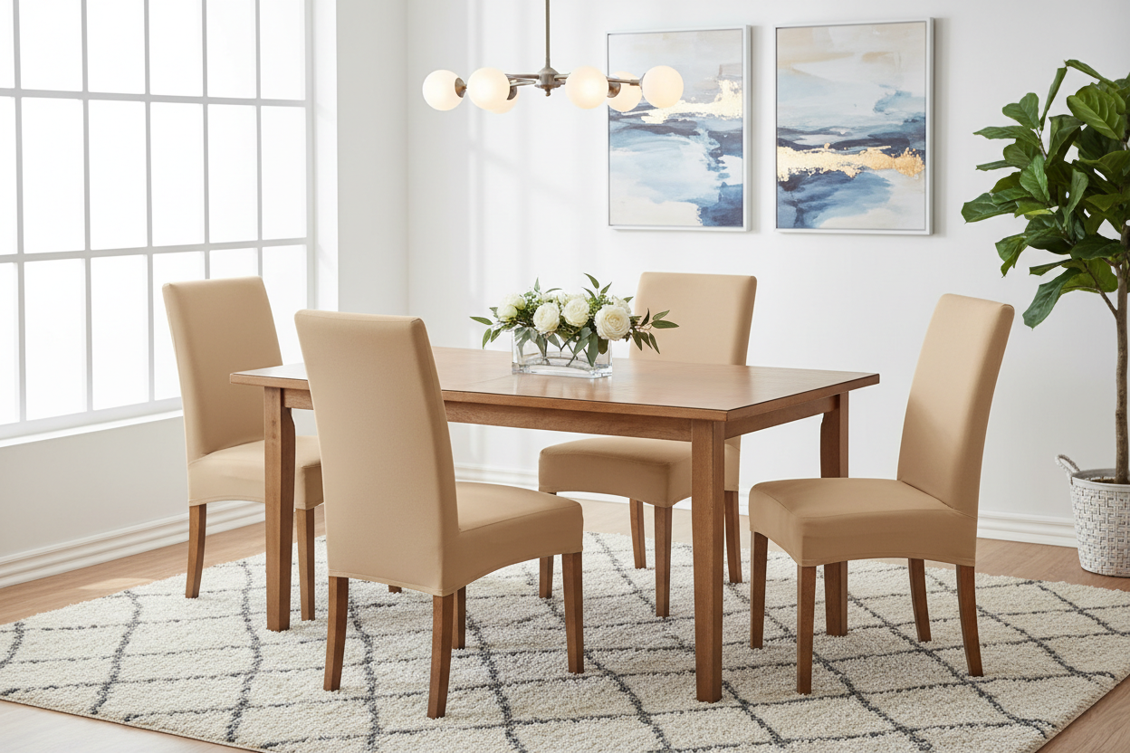 How to Transform Your Dining Room with Stretch Chair Covers