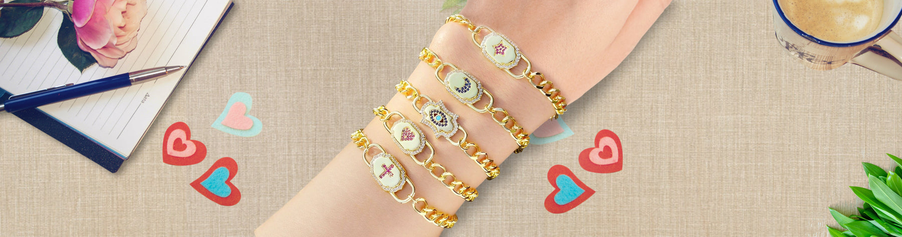 Rebel Against the Norm with Anyco Punk Bracelet - Unleash Your Attitude and Style