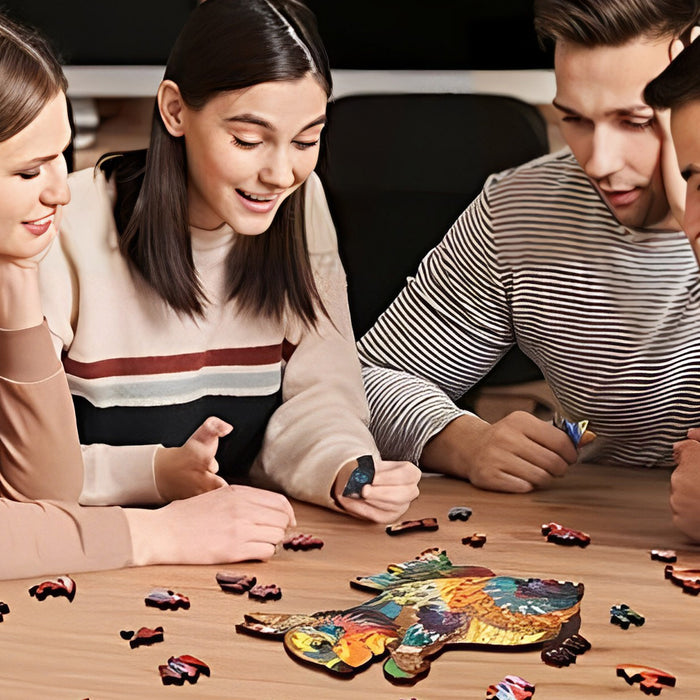 Unlocking Fun and Learning: Eco-Friendly Wooden Jigsaw Puzzles for Unplugged Family Bonding and Cognitive Development