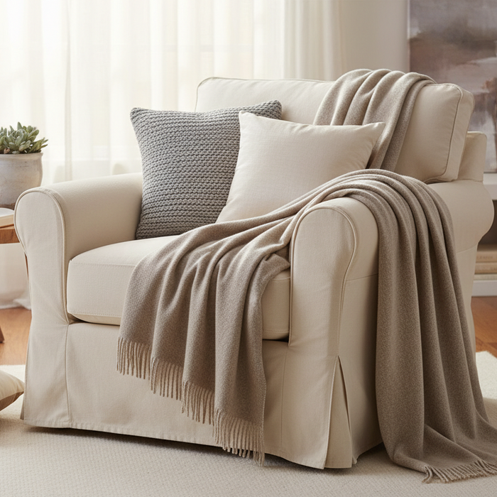 The Complete Home Comfort Guide: How to Style Your Home with Cashmere Blankets and Chair Covers