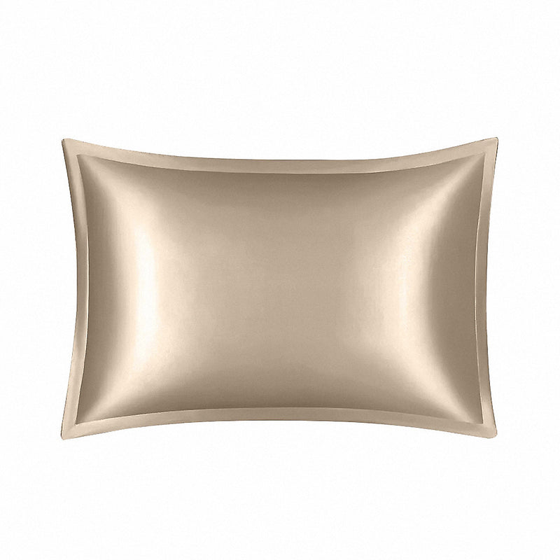 ANYHOUZ Pillowcase 50x75cm Coffee Pure Real Silk For Comfortable And Relaxing Home Bed