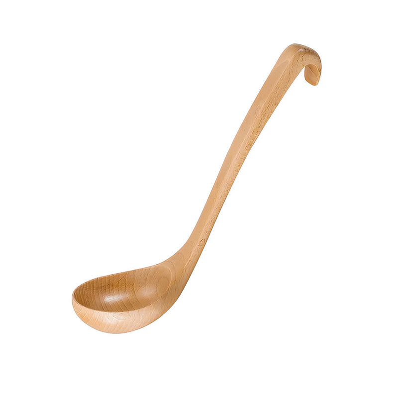 Anygleam Natural Superba 2pcs Wooden Spoon Soup Kitchen Tableware