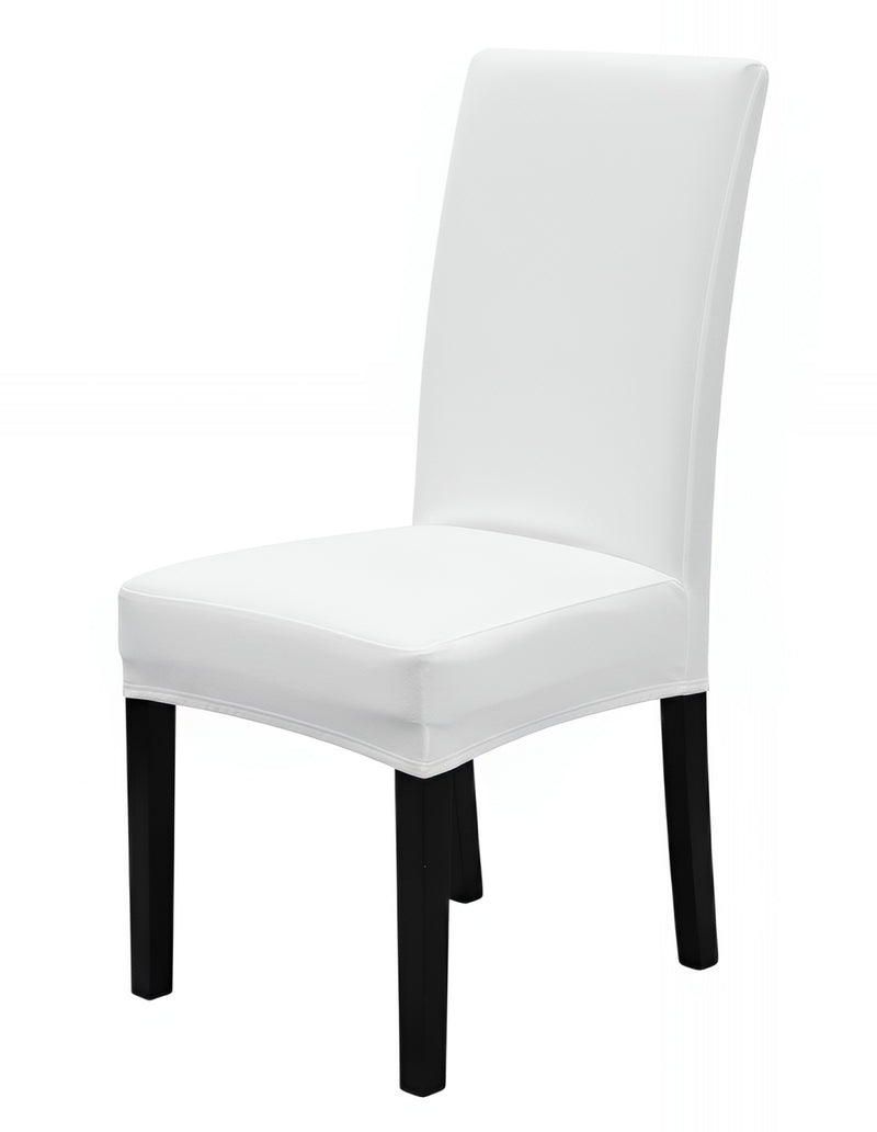 Anyseat White Chair Cover – Waterproof Elastic Slipcover with Anti‑Dirt Protection for Dining Room, Kitchen, Wedding, Hotel, Banquet & Restaurant