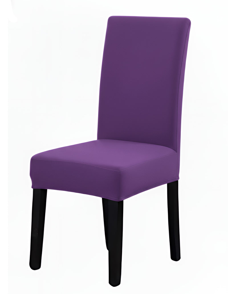 Anyseat Purple Chair Cover – Waterproof Elastic Slipcover with Anti‑Dirt Protection for Dining Room, Kitchen, Wedding, Hotel, Banquet & Restaurant
