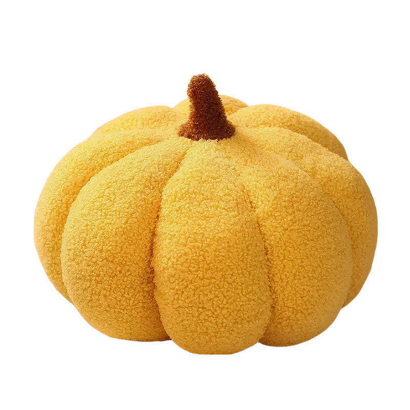Anypillow Yellow Lamb Fleece Pumpkin Plush Throw Pillow