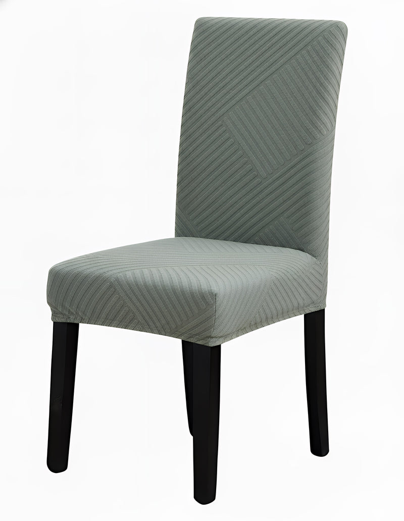 Anyseat Cypress Green Knitted Chair Cover – Elastic Anti‑Dirt Design for Dining, Kitchen, Wedding, Hotel & Banquet Use