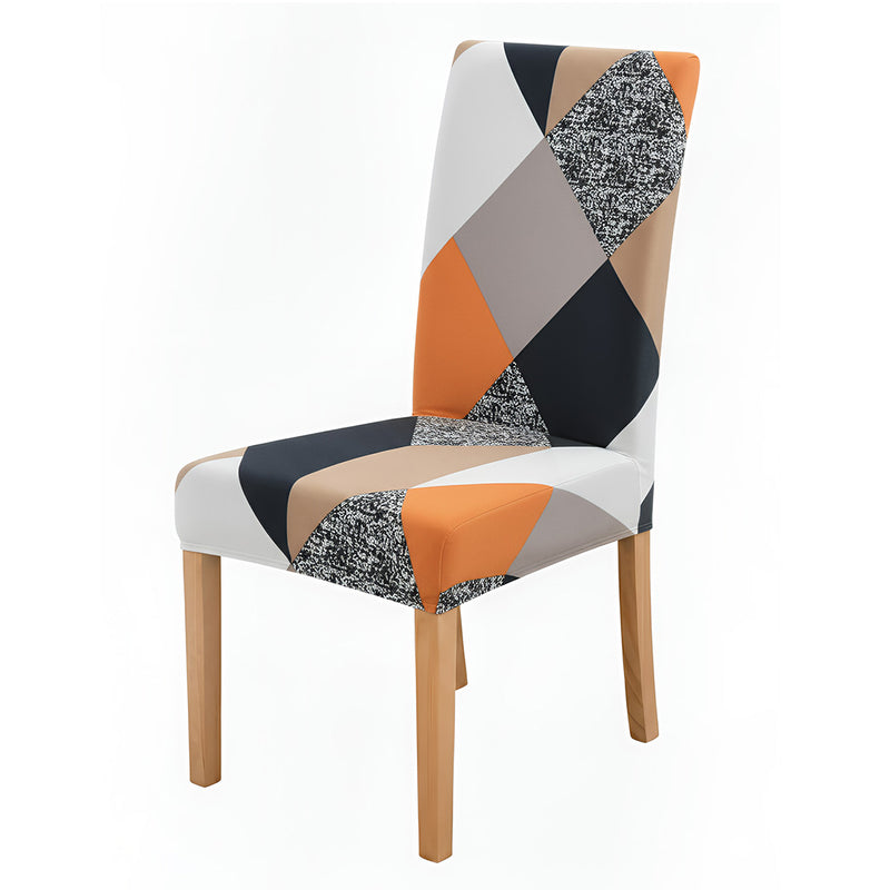 Anyseat Multi Color Geometric Pattern Print Elastic Chair Cover – Plain Dining Slipcover & Home Décor