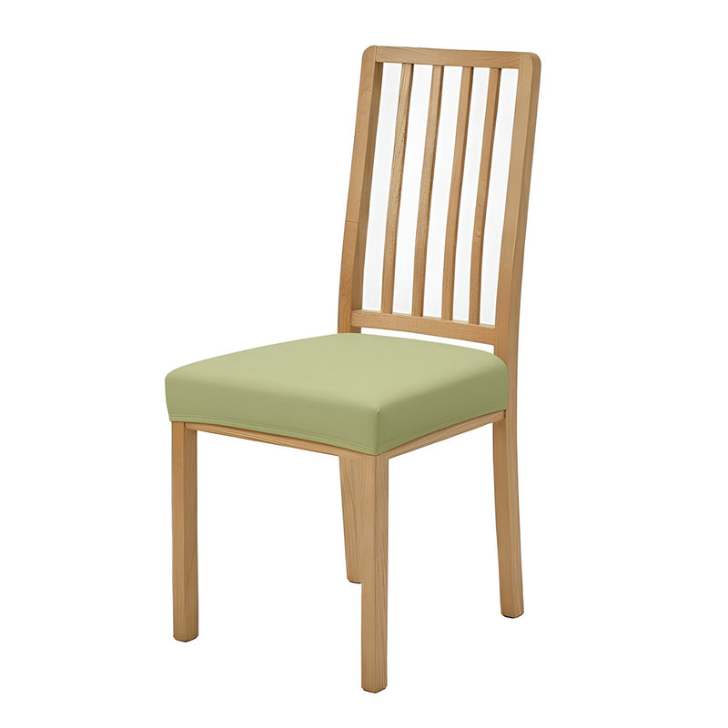 Anyseat Plain Light Green Stretch Chair Cover – Washable, Removable Dining & Kitchen Seat Protector