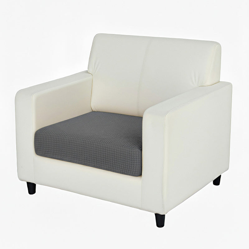 Anyhouz Sofa Cover Dark Gray Polyester Thick Stretchable Cushion For Living Room 1Pc Back Cushion