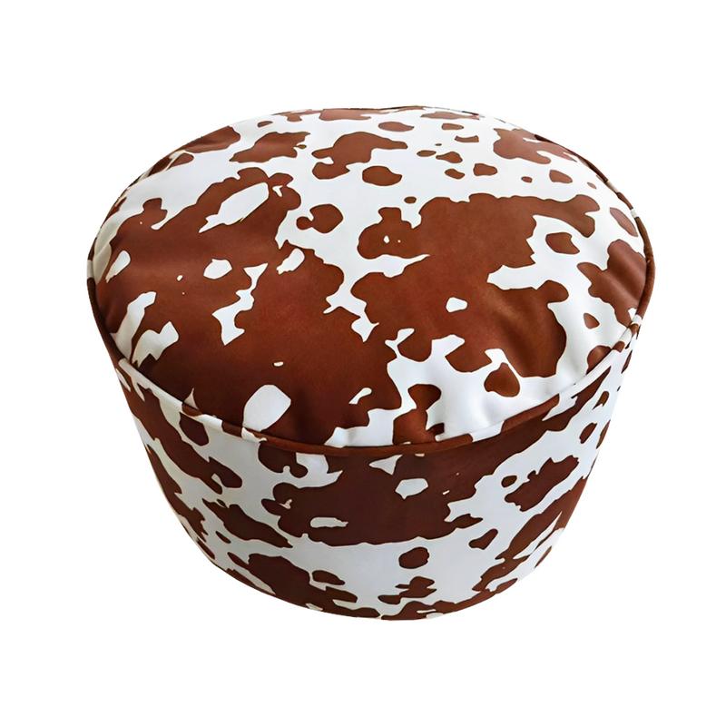 Anypillow 48x35cm Round Soft Pouffe Seat Cushion Elegant Home Accent Decor Stylish Footstool