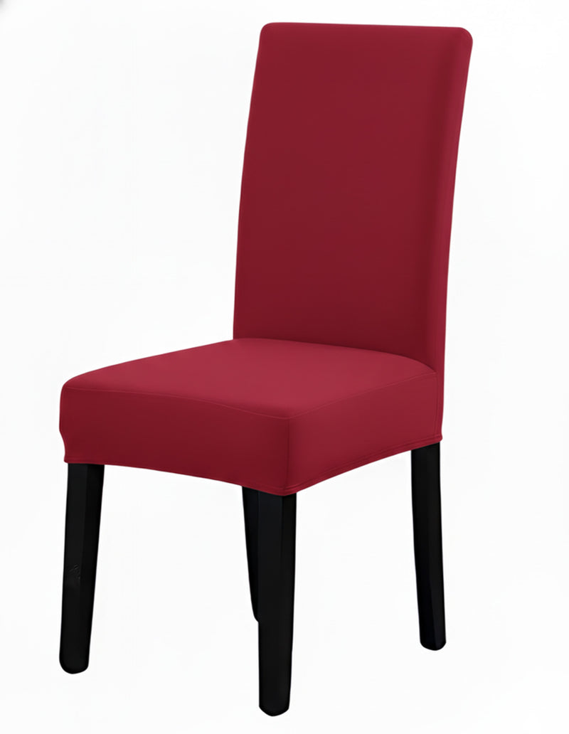 Anyseat Red Chair Cover – Waterproof Elastic Slipcover with Anti‑Dirt Protection for Dining Room, Kitchen, Wedding, Hotel, Banquet & Restaurant