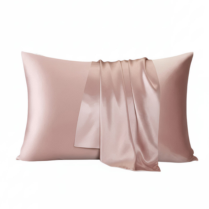 Anypillow Pillowcase 50x75cm Pink Natural Mulberry Silk For Comfortable And Relaxing Home Bed
