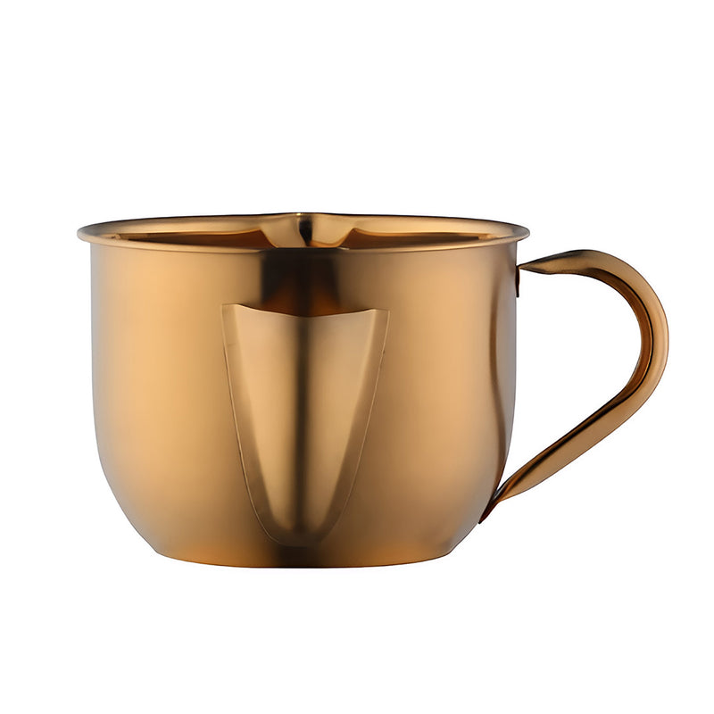 Anygleam Gold Stainless Steel Separator Pot 1000ML – Golden Oil Filter Bowl for Soup, Gravy, Water & Fat Removal Kitchen Tool