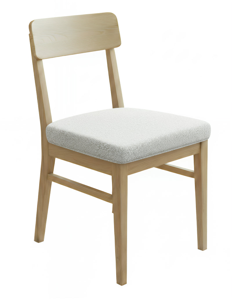 Anyseat Cover Flakey White Print Chair Cover – Stretch Washable Removable Seat Cover for Dining & Kitchen