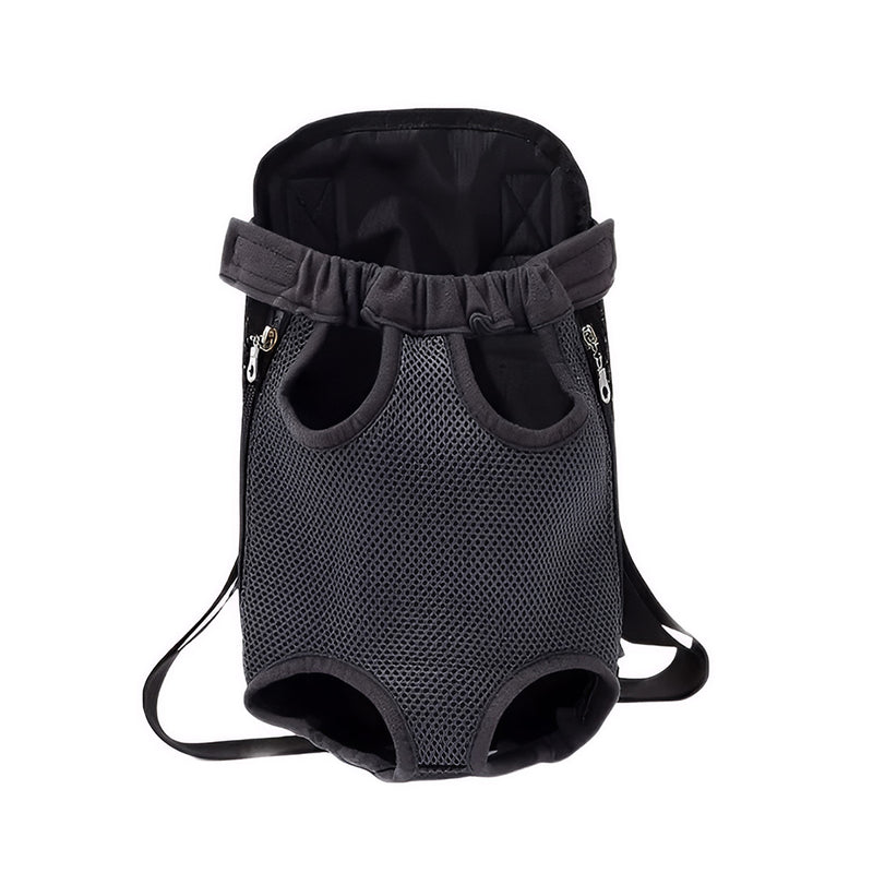Anypet Black Denim Pet Carrier Backpack – Small Travel Bag with Front Pocket for Pets