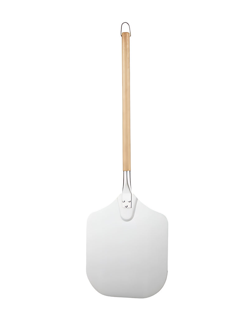 Anygleam 30x35cm Pizza Spatula With Wooden Handle Bakeware Kitchen Tools No Oxidation