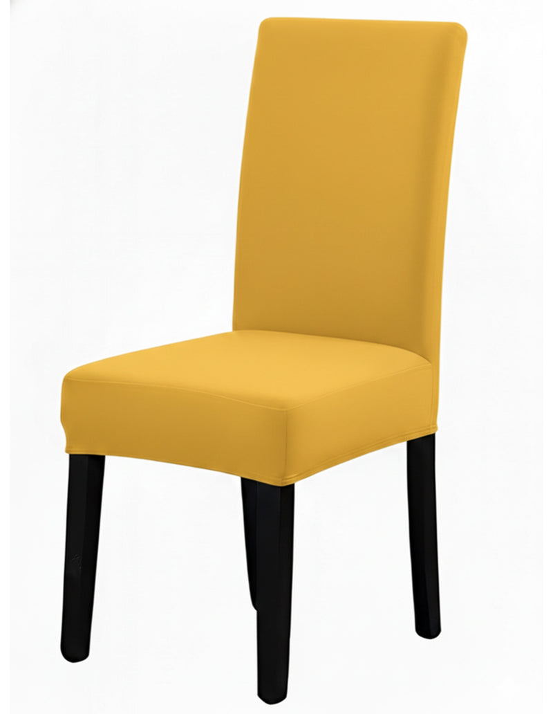 Anyseat Yellow Chair Cover – Waterproof Elastic Slipcover with Anti‑Dirt Protection for Dining Room, Kitchen, Wedding, Hotel, Banquet & Restaurant