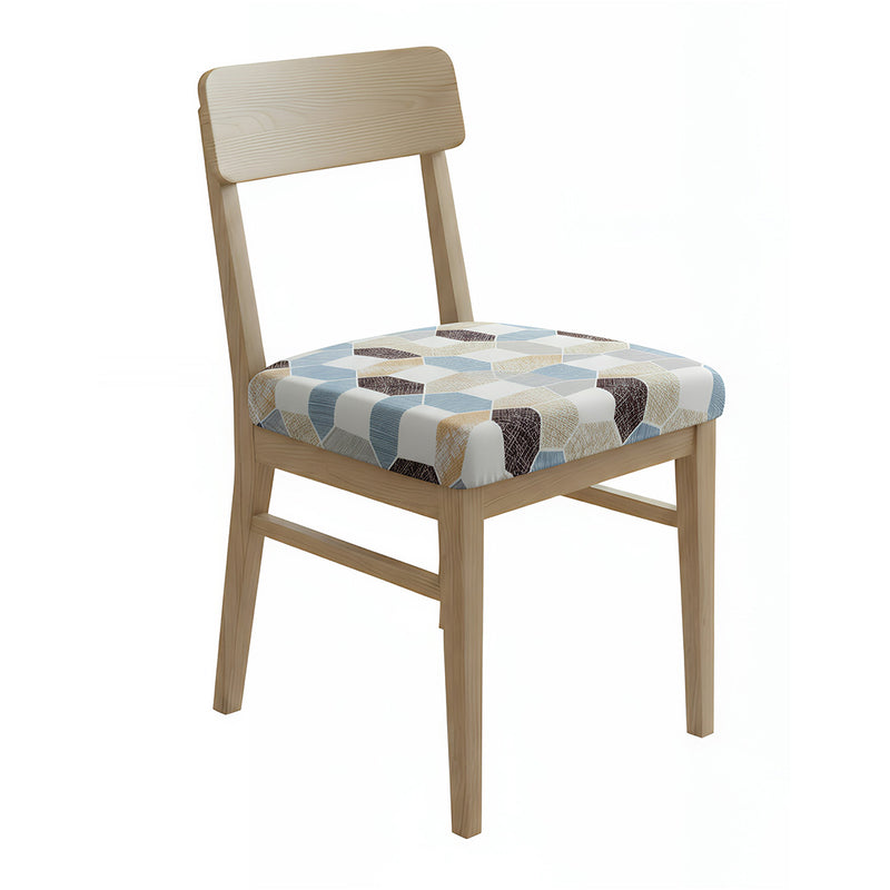 Anyseat Multi Color Diamond Print Chair Cover – Stretch Washable Removable Seat Cover for Dining & Kitchen