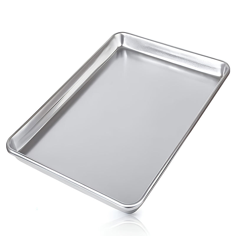 Anygleam 25x16cm Baking Pan Tray Aluminum Sheet Rectangular Bakeware Kitchen Oven Food Tools