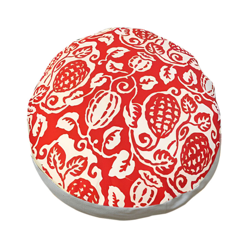 Anyhouz 45cm Red Premium Polyester Cotton Cushion with EPP Particle Insert for Enhanced Comfort
