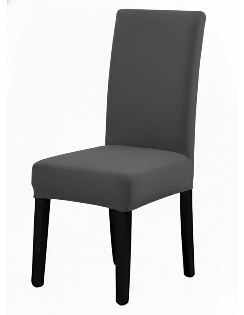 Anyseat Grey Chair Cover – Waterproof Elastic Slipcover with Anti‑Dirt Protection for Dining Room, Kitchen, Wedding, Hotel, Banquet & Restaurant
