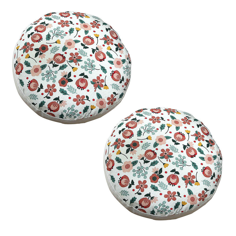 Anyhouz 2PC 45cm Polyester Cotton Pillow with EPP Particle Insert for Enhanced Comfort Home Decor