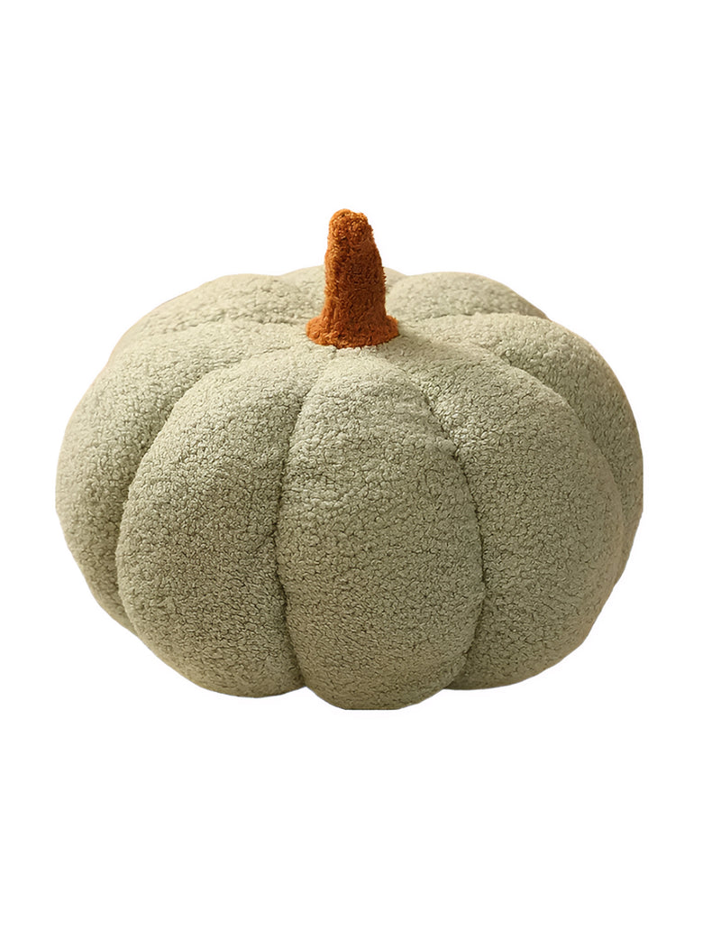 Anypillow Throw Pillows Light Green Lamb Fleece Pumpkin Plush Toys for Home Decor Throw Pillow Living Room Bedroom 28cm