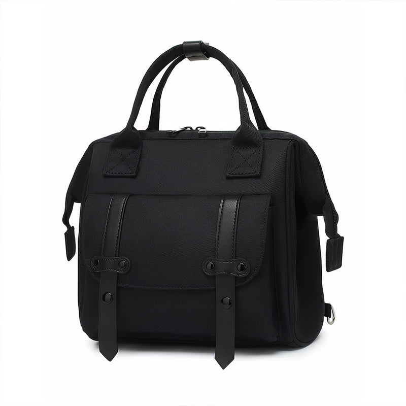Anysort Mommy Diaper Bag Black Color Backpack Waterproof Handbag Fashion Mommy Shoulder Bag