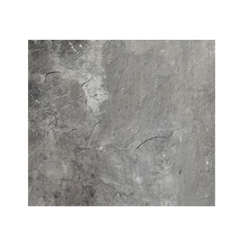 ANYHOUZ 10pcs Vinyl Floor Tile Dark Grey Crack Pattern Waterproof
