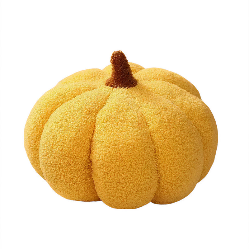 Anypillow Yellow Lamb Fleece Pumpkin Plush Throw Pillow 20cm