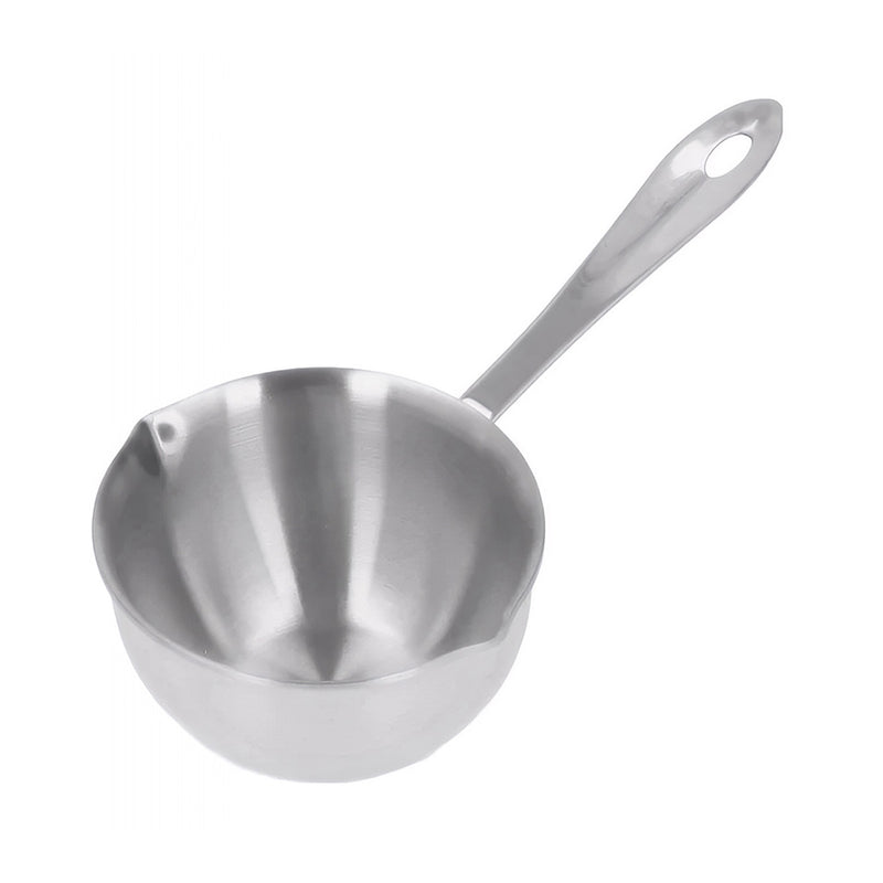 Anygleam Cookware Pouring Pots 1PC Silver Mini Sauce Heating Stainless Steel Kitchen Chocolate Pot Butter Milk Drip Pot Small With Handle