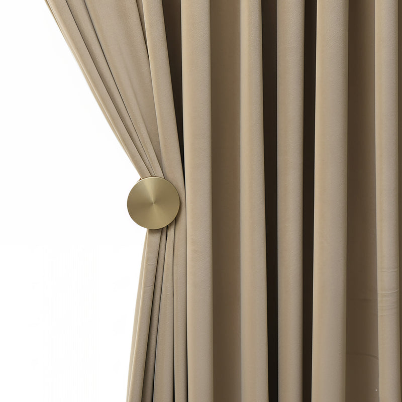 Anydrape Light Pawn Velvet Blackout Curtains – High‑Quality Modern Luxury Drapes for Living Room, Bedroom & Dining Windows