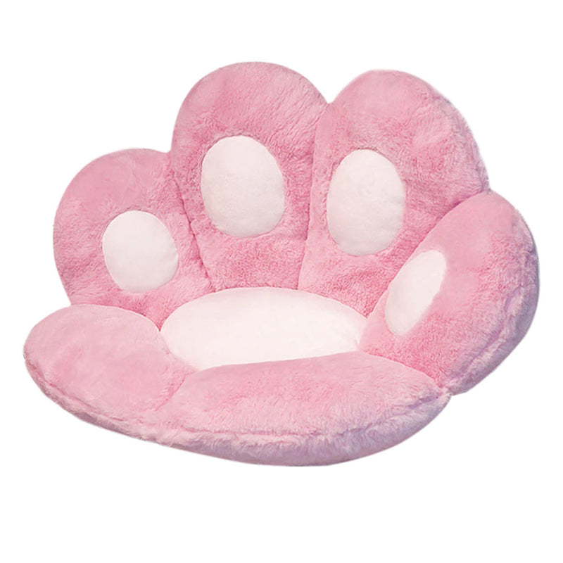 Anyseat Seat Cushion 80cm Pink Paw Shape Warm Lazy Sofa Decorative Pillow Backseat Plush Mat Home Decor