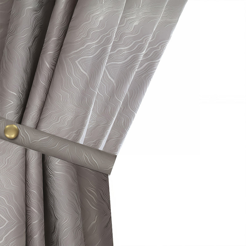 Anydrape Curtain Silver Gray 100cmx250cm  Fashion Luxury Curtains Window Decor
