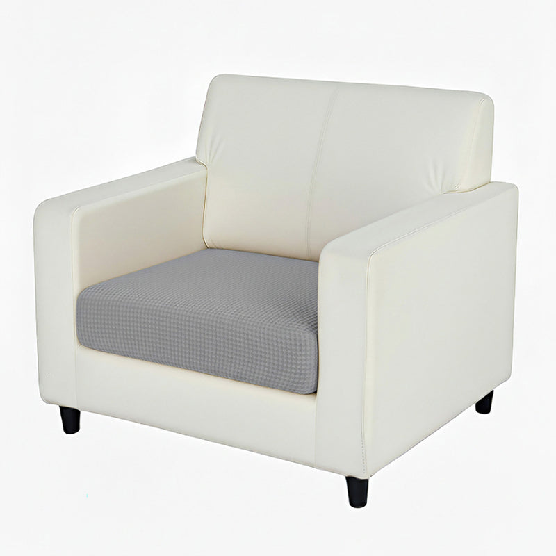 Anyhouz Sofa Cover Gray Polyester Thick Stretchable Cushion For Living Room 1Pc Back Cushion