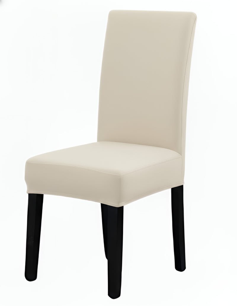 Anyseat Ivory Chair Cover – Waterproof Elastic Slipcover with Anti‑Dirt Protection for Dining Room, Kitchen, Wedding, Hotel, Banquet & Restaurant