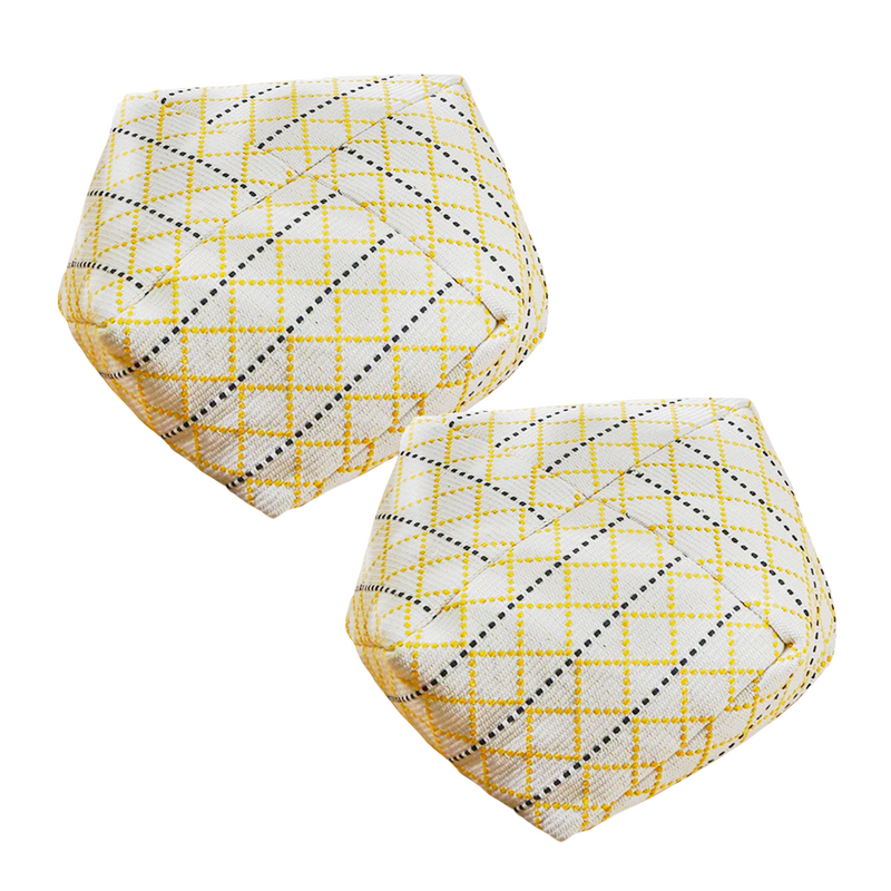 Anyhouz 2PC 53cm Polyester Cotton Blend Pillow EPP Particle Insert for Comfort and Support Home Decor