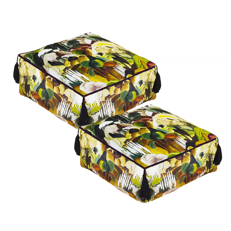 Anyhouz 2PC 50cm Polyester Fiber Pillow with EPP Particle Insert Home Decor