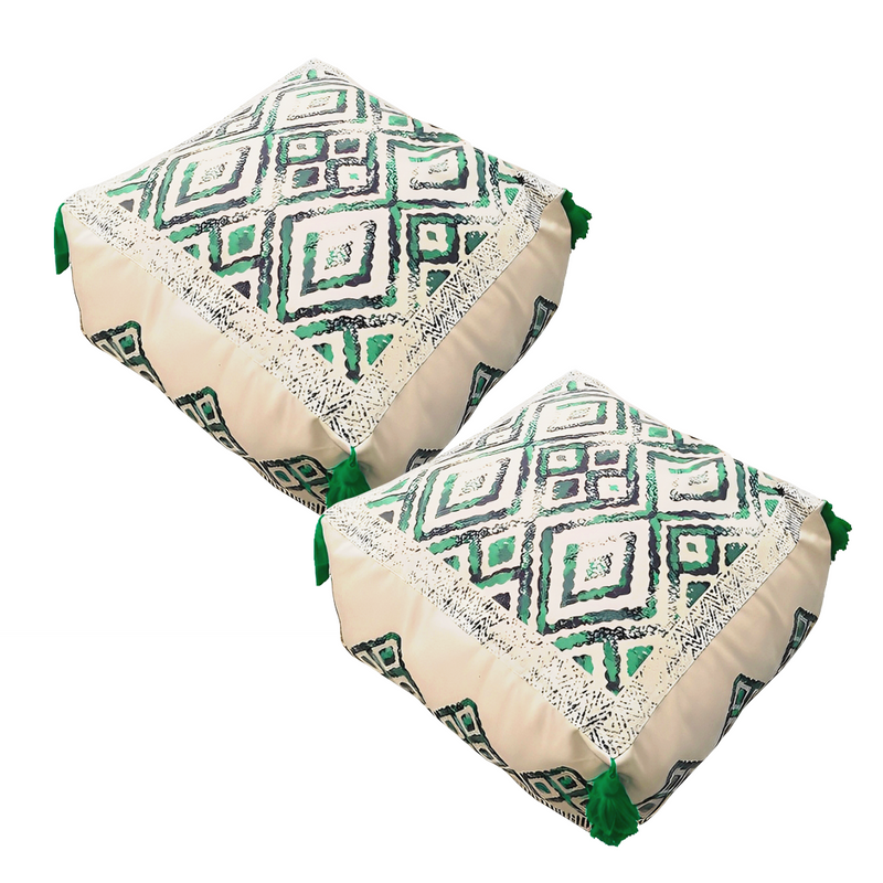 Anyhouz 2PC 42cm Ultra Comfort Polyester Cotton Cushion with EPP Particle Support Home Decor