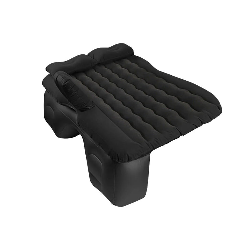 Anypack Black Ripple Inflatable Car Mattress Portable Camping Air Bed Travel Sleeping Kit Essentials