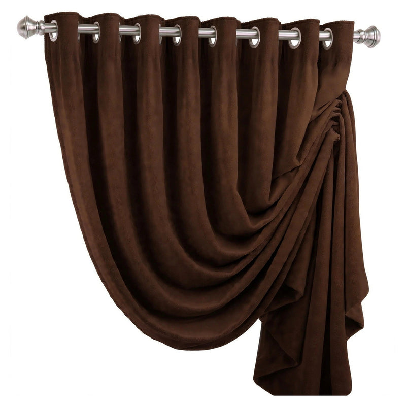 Anydrape Chocolate Velvet Blackout Curtains – High‑Quality Modern Luxury Drapes for Living Room, Bedroom & Dining Windows