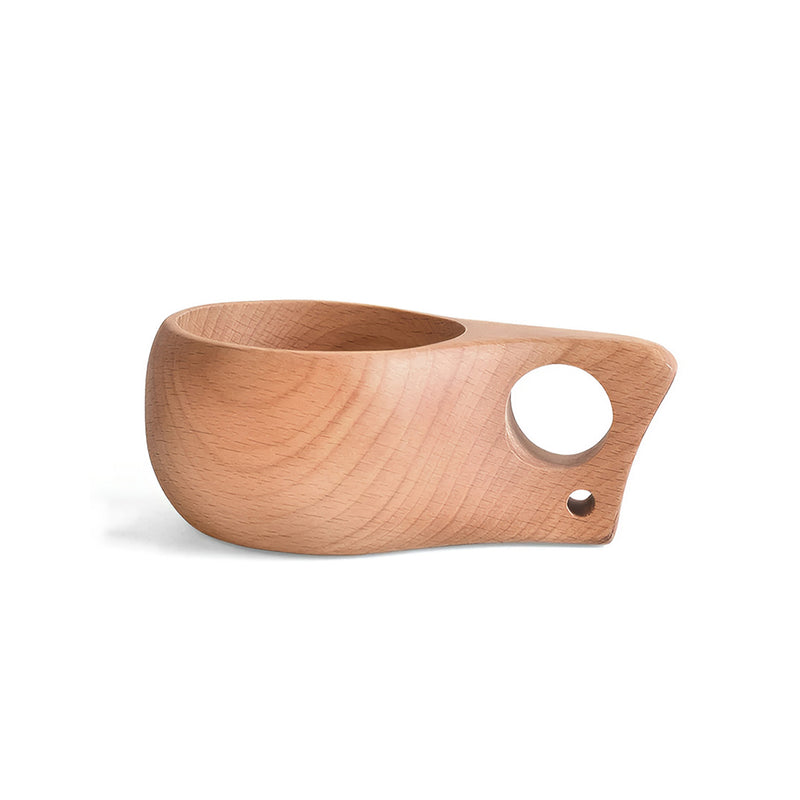 Anygleam Brown Style 2 Wooden Cup Coffee Mug Kitchen Tools Accessories