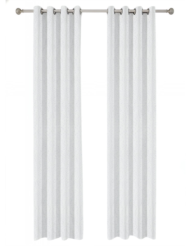 Anydrape White Luxury Retro Curtains – Modern Textured Drapes for Living Room, Bedroom & Dining Decor